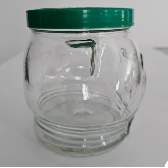 COPY - Vintage Kraft Peanut Butter Glass Jar - Papa Bear Head 1988 - Picture 2 of 7